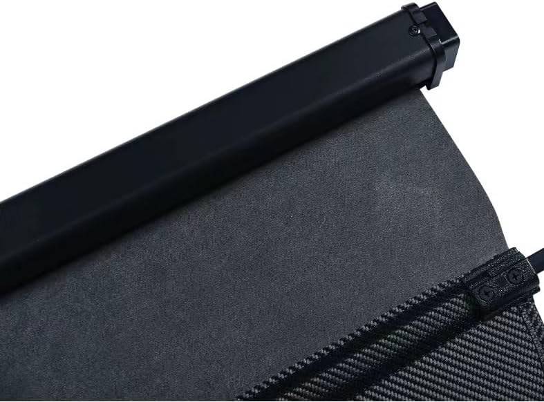 Okutech Black Retractable Cargo Cover Compatible with Mazda 5 M5 Mazda5 2007-2017, Rear Cargo Privacy Screen Car Trunk Luggage Cargo Security Shade Shield (Carbon Fiber Style) - Image 3